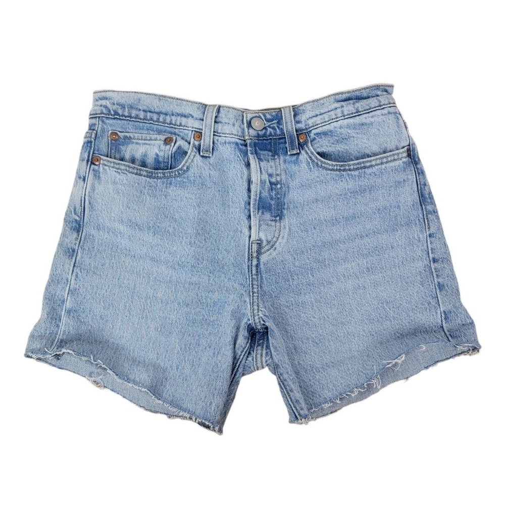 Levi's Light Blue Denim Cutoff Shorts